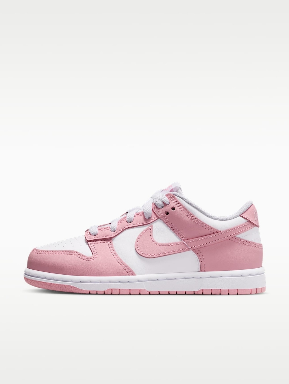 Nike Dunk Low Sneakers in Pink and White
